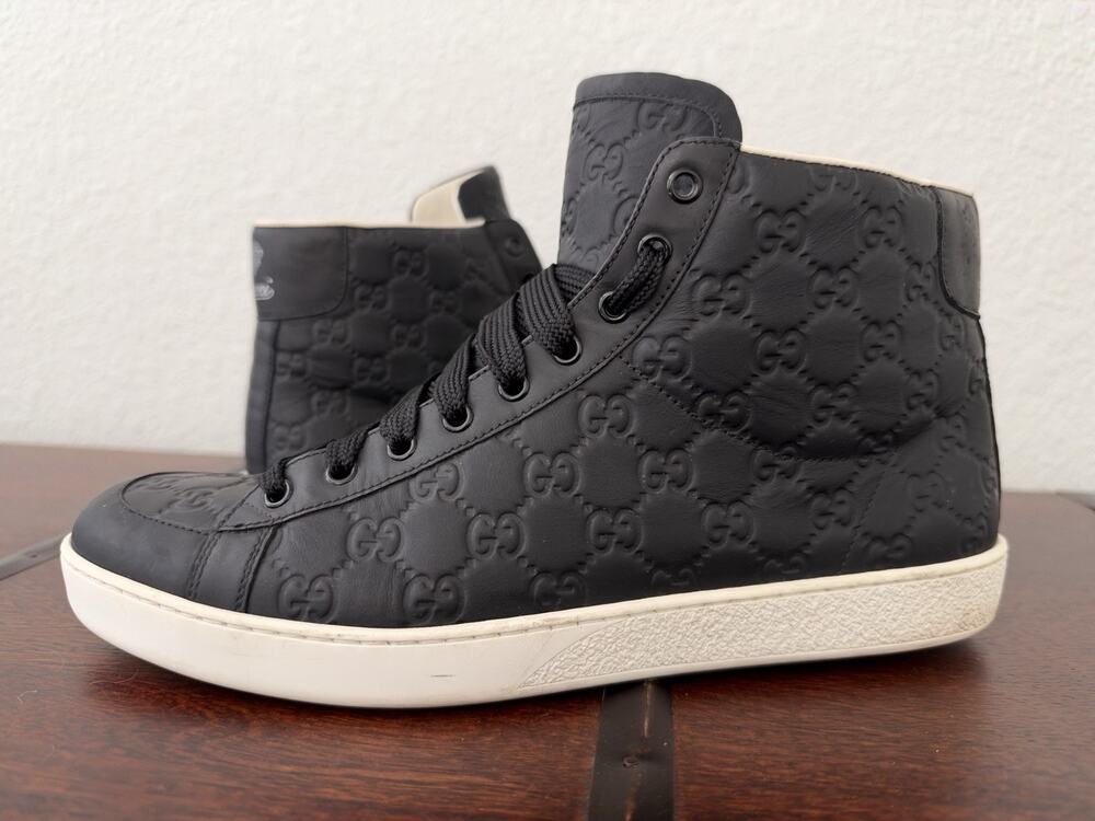 AUTHENTIC GUCCI GUCCISSIMA BROOKLYN SNEAKERS GG 10 (fits USA SZ 11) 322733
